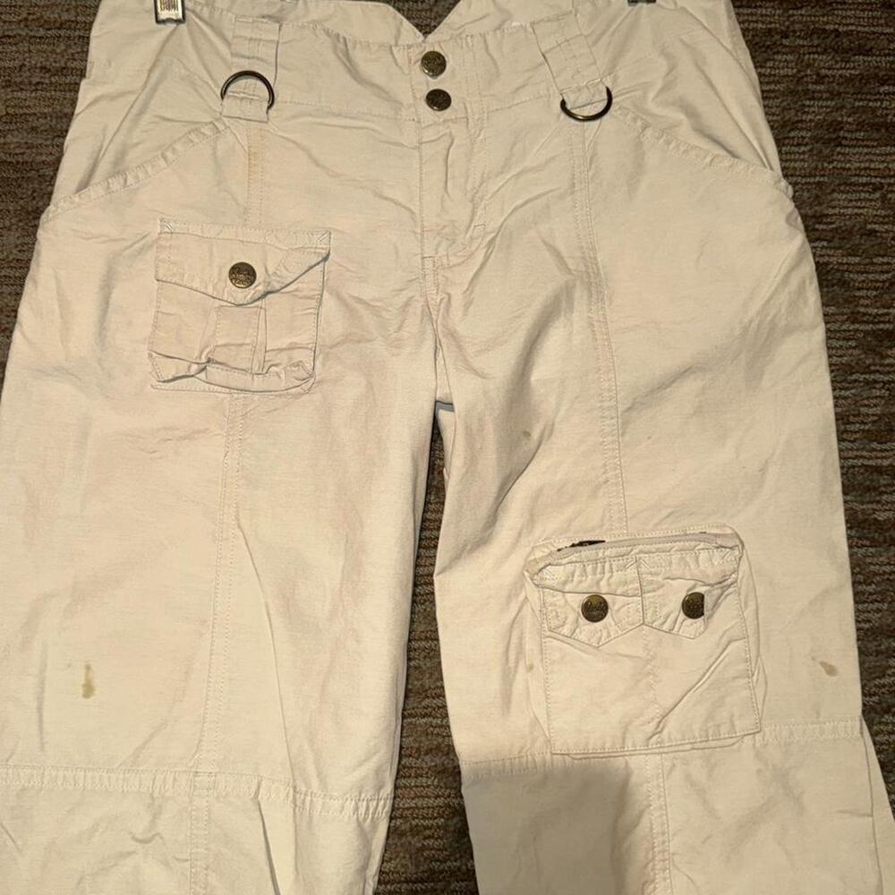 Mudd cream cargo pants